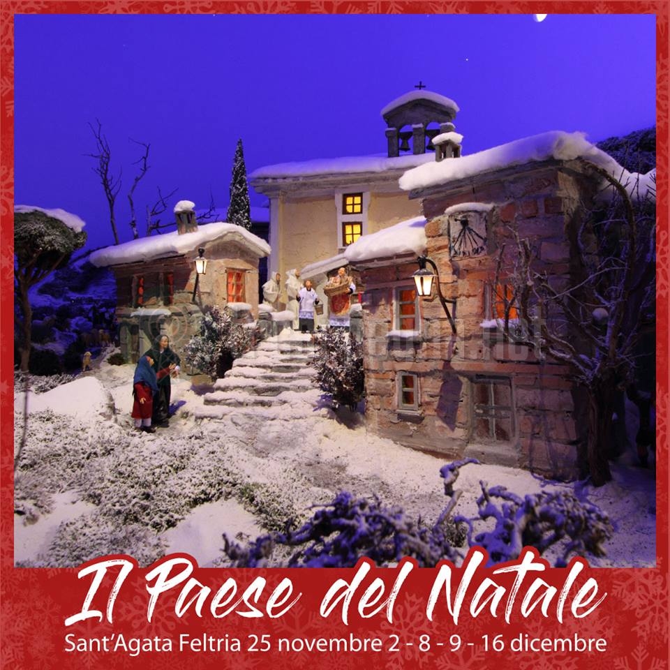 Mercatini Di Natale Sant Agata Feltria.S Agata Feltria E Tornato Il Paese Del Natale Prossime Date 8 9 E 16 Dicembre Trc Tele Radio Carpegna